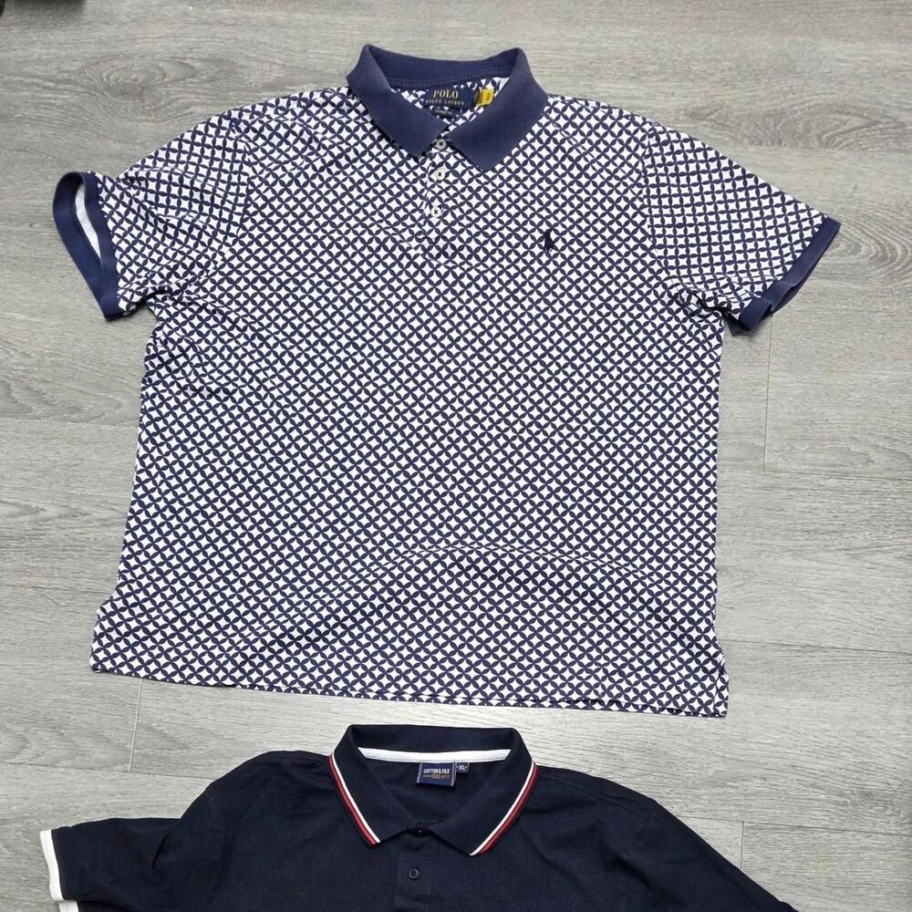 Polo-ralph-lauren Men's Blue and Navy Polo-shirts